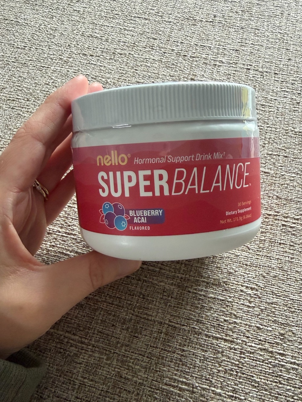 SuperBalance Blueberry Acai Hormonal Support Drink Mix - Pink